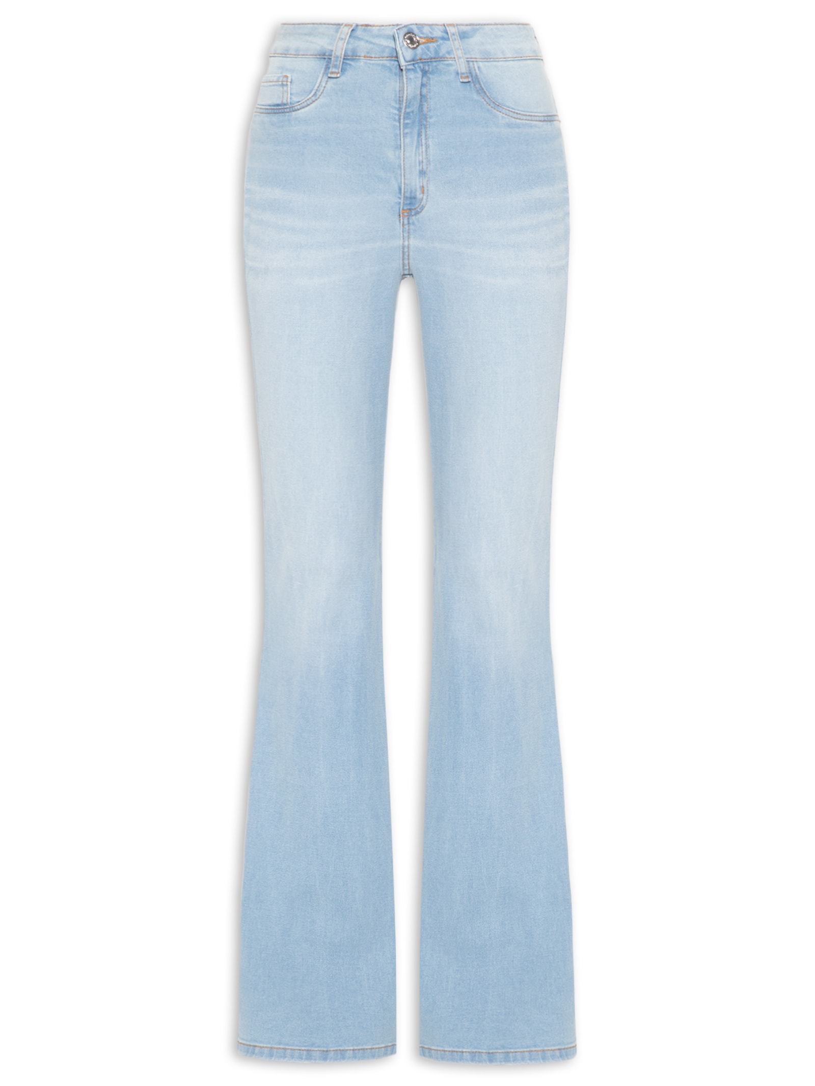 Calça Jeans Feminina Flare Cintura Alta – Azul My Favorite