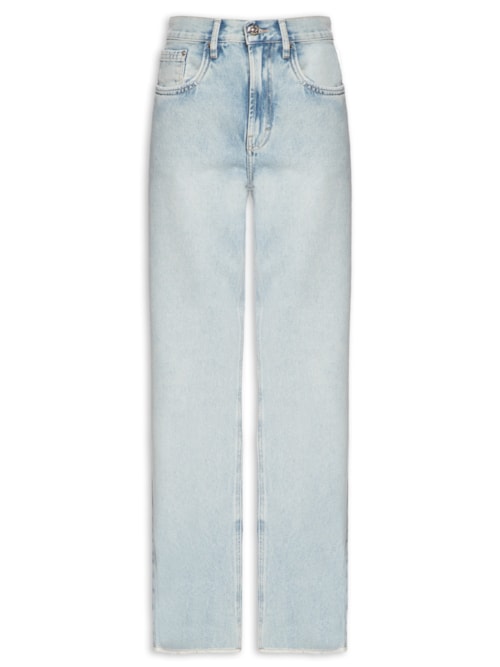 Calça Jeans Feminina Flashback Claro – Azul