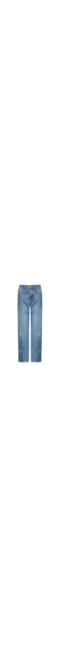 Calça Jeans Feminina Flashback Recortes - Azul