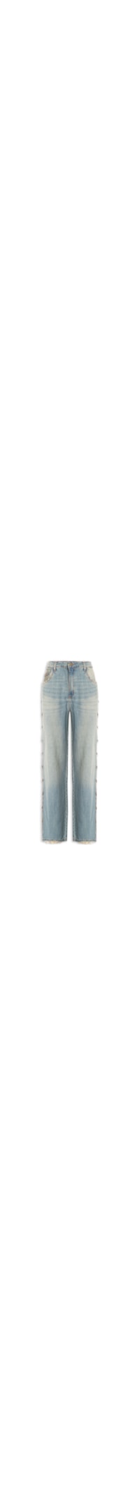Calça Jeans Feminina Full Length Cintura Média – Azul