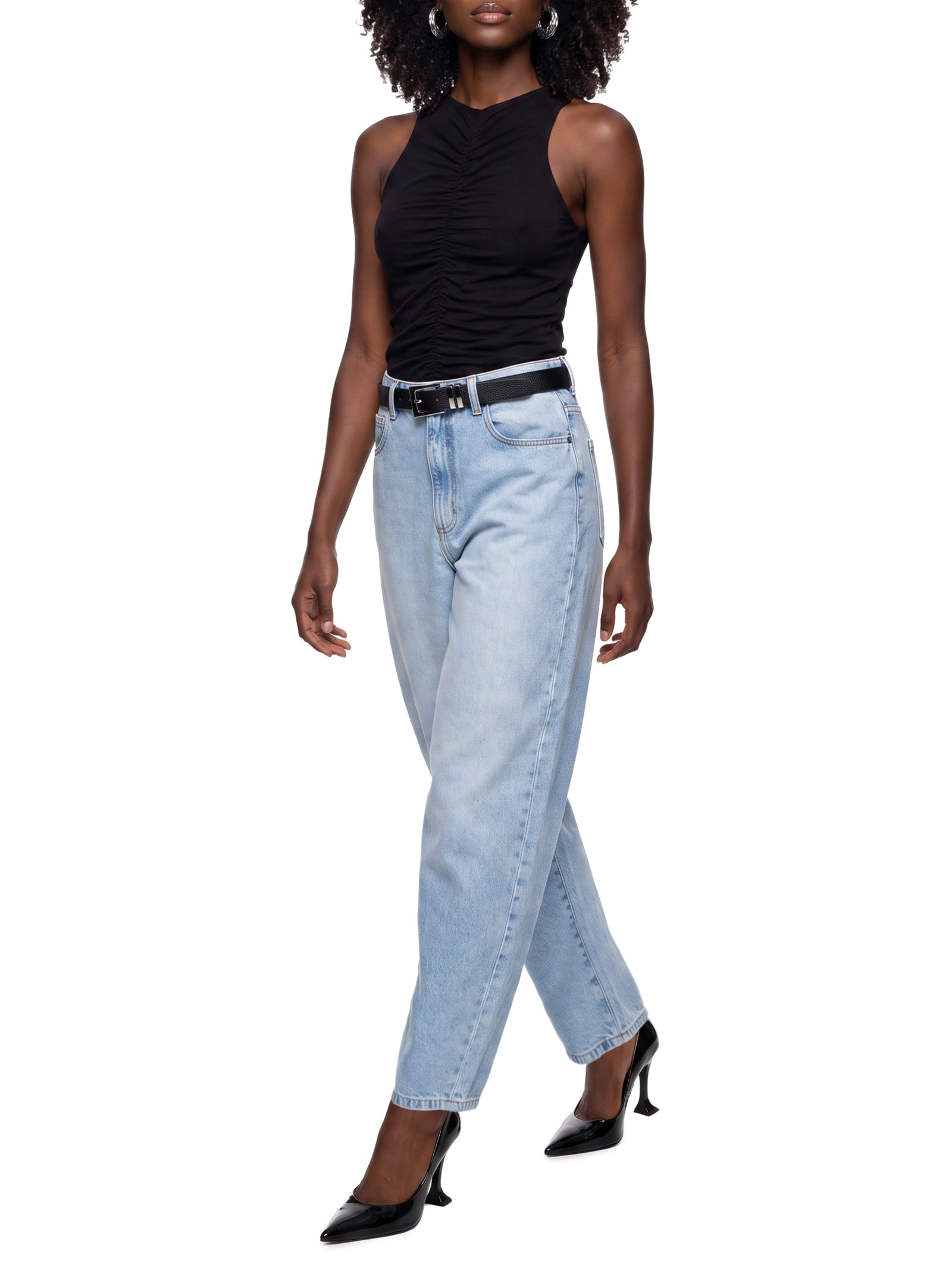 Calça Jeans Feminina Joana Barril Azul Colcci