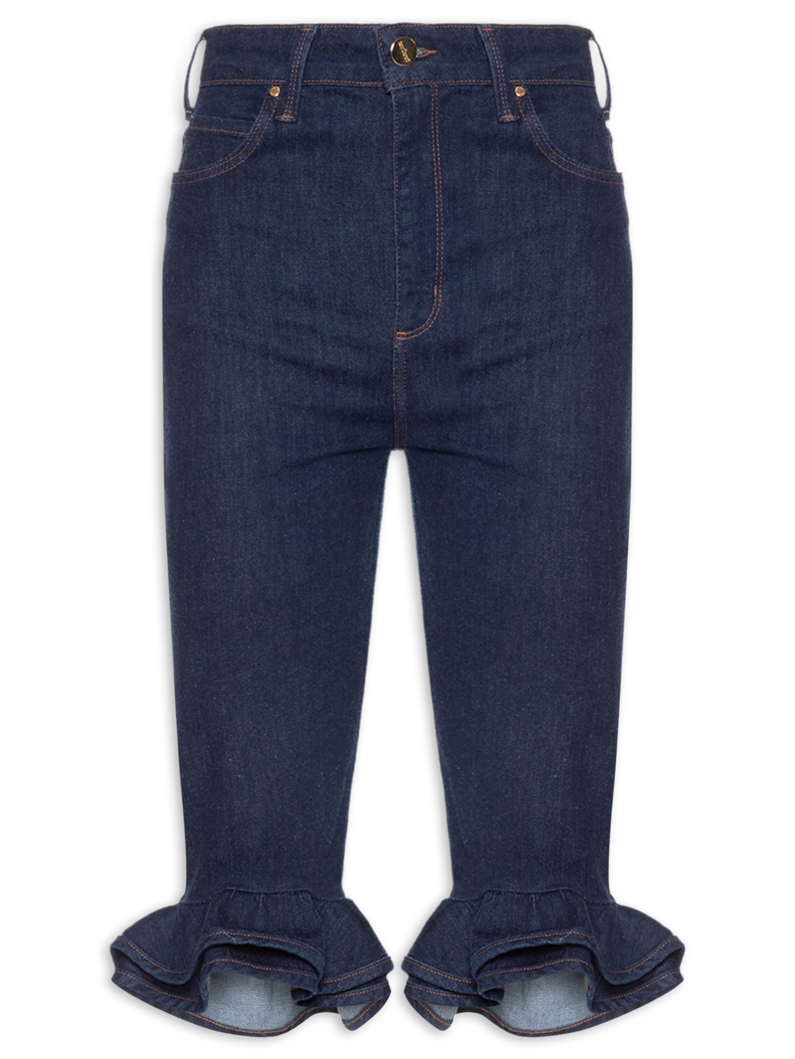 Calça Jeans Feminina Joana Capri Azul Colcci