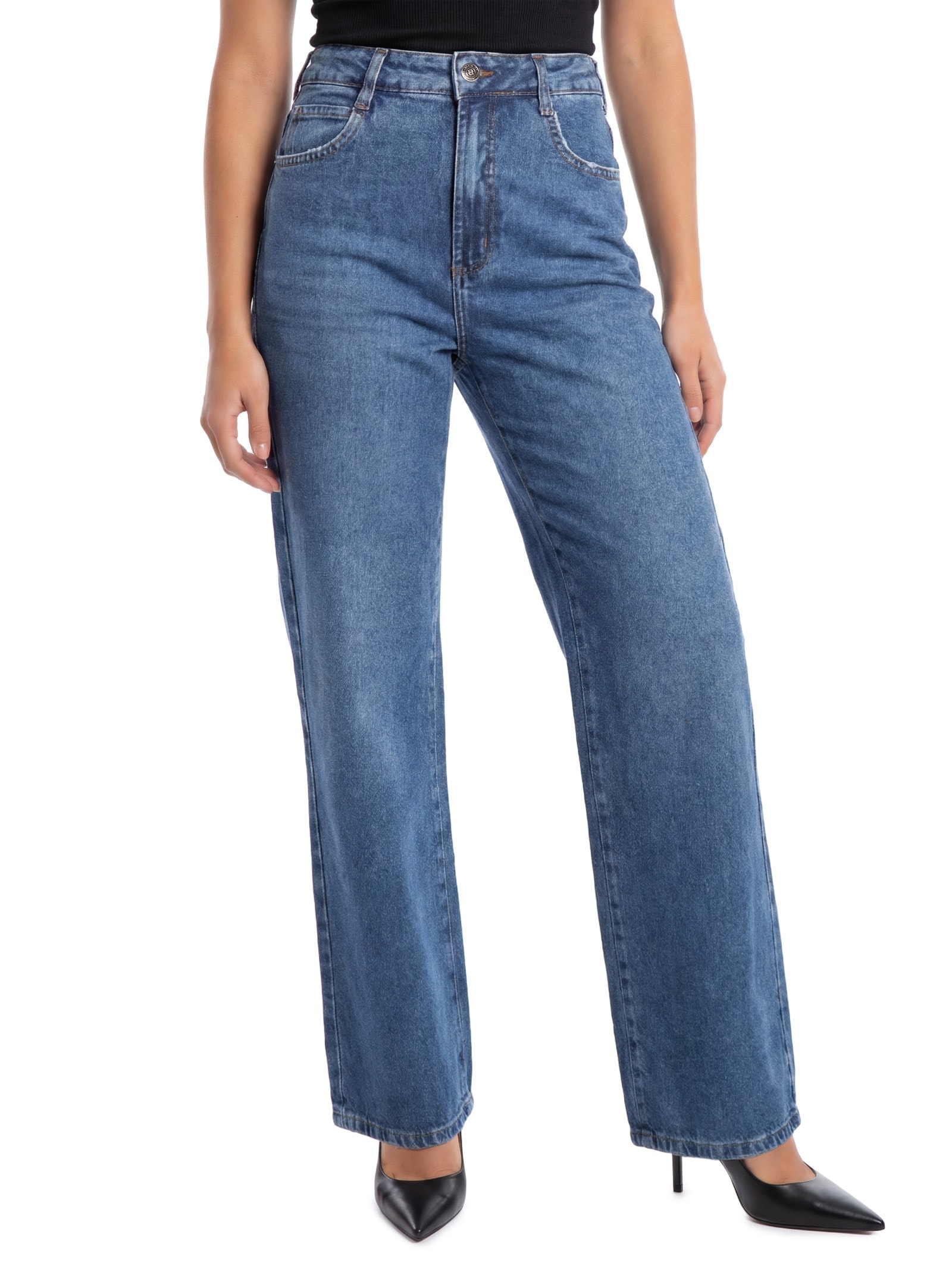 Calça Jeans Feminina Juliette Stretch Azul Colcci