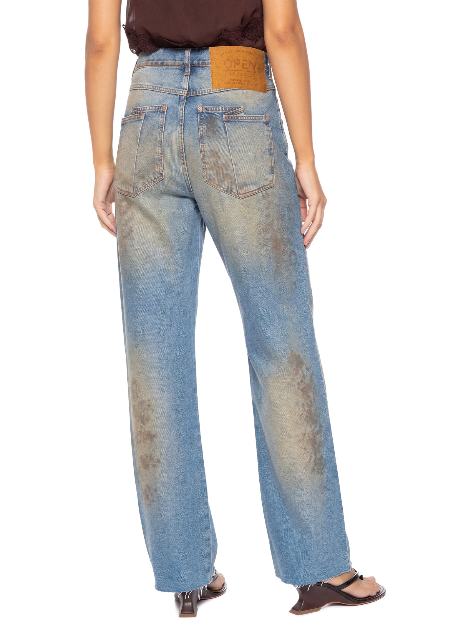 Calça Jeans Feminina Kalifa – Azul Open