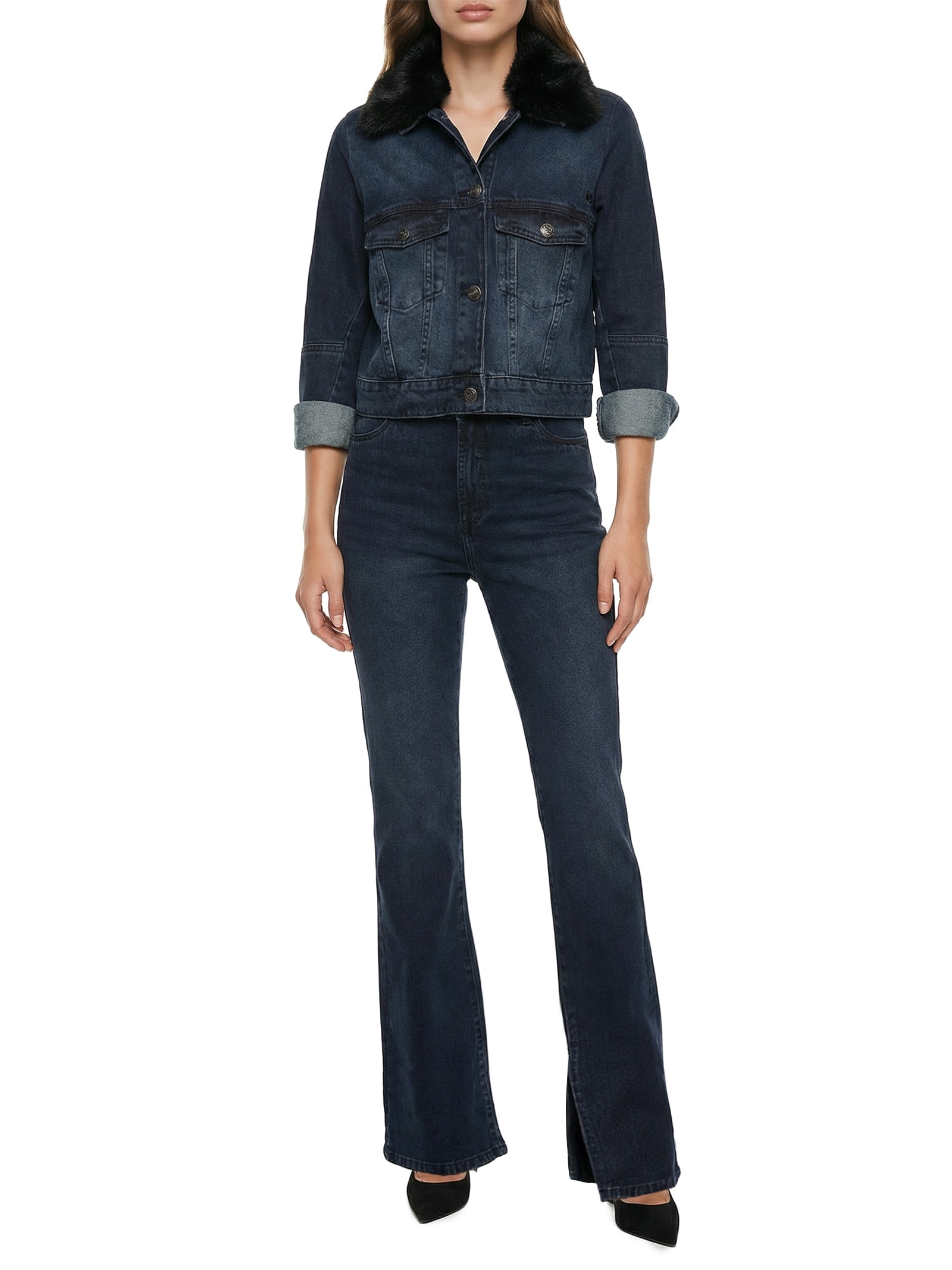 Calça Jeans Feminina Kendall Azul Colcci