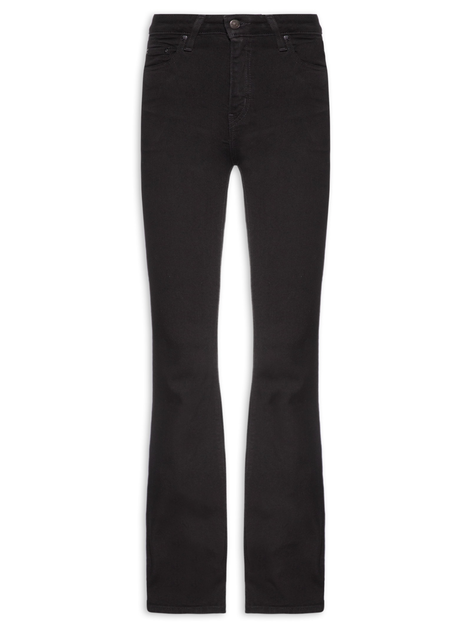 Calça Jeans Feminina Levi's® 725 High Rise Bootcut Preto Levi's