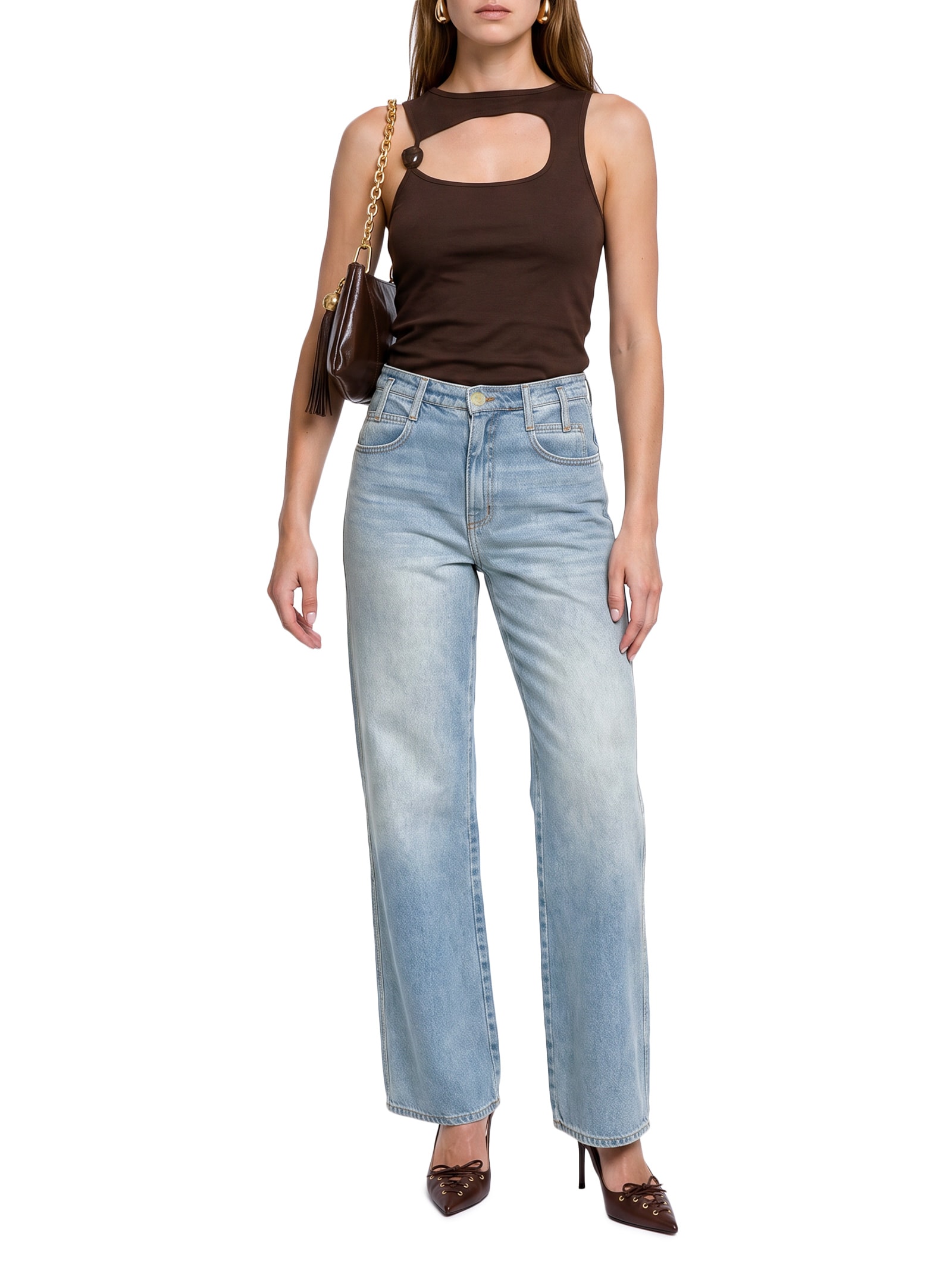 Calça Jeans Feminina Lilian – Azul Open