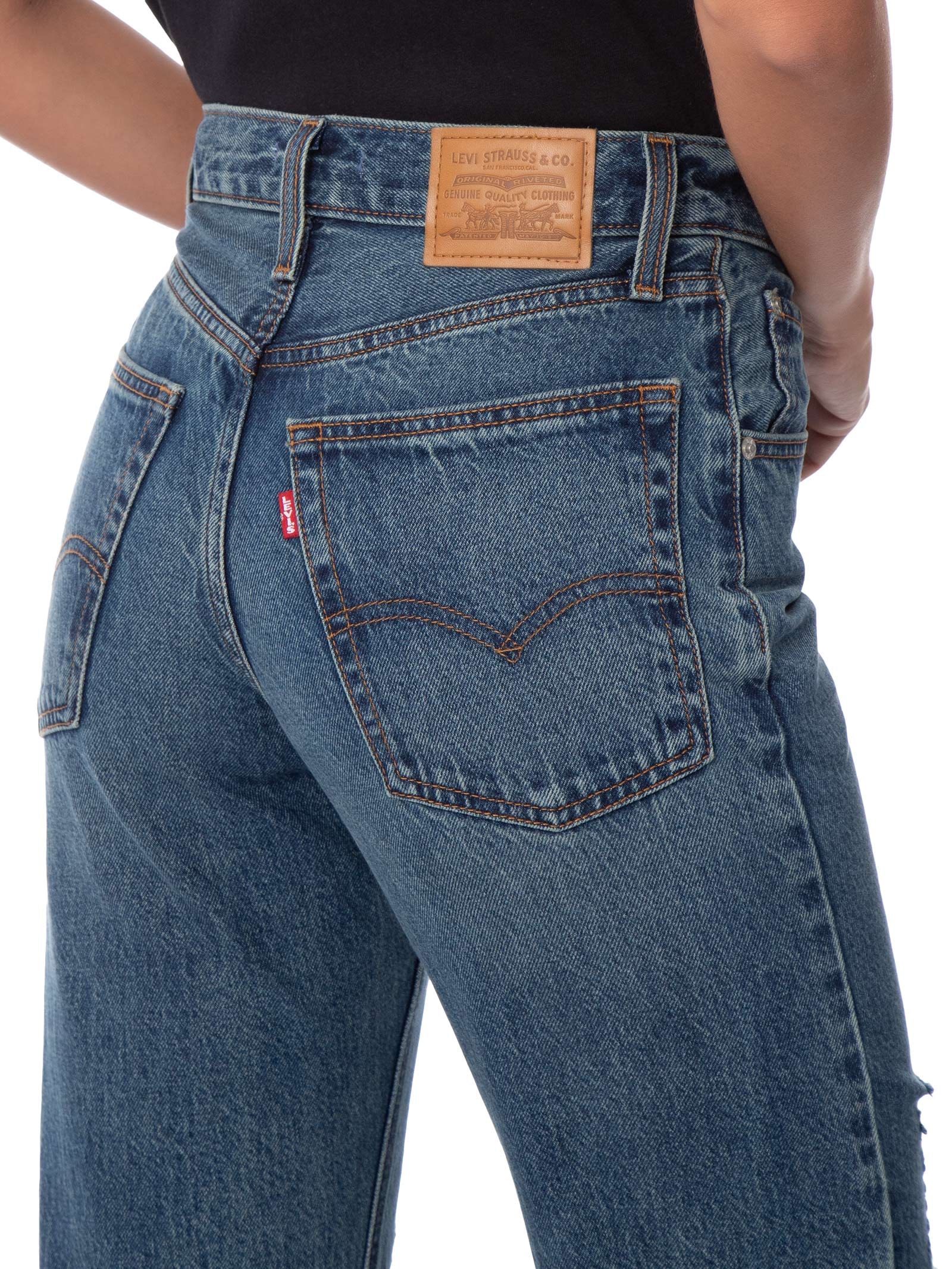 Calça Jeans Feminina Loose Boot Azul Levi's