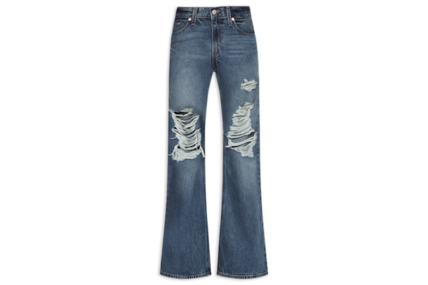 Calça Jeans Feminina Loose Boot – Azul