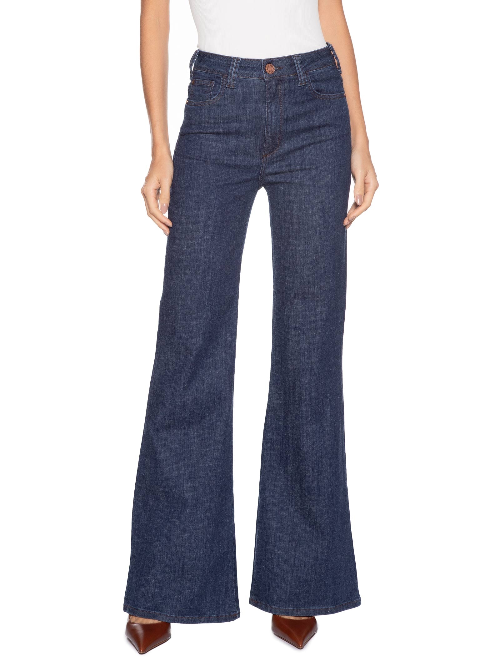 Calça Jeans Feminina Louise Azul Forum