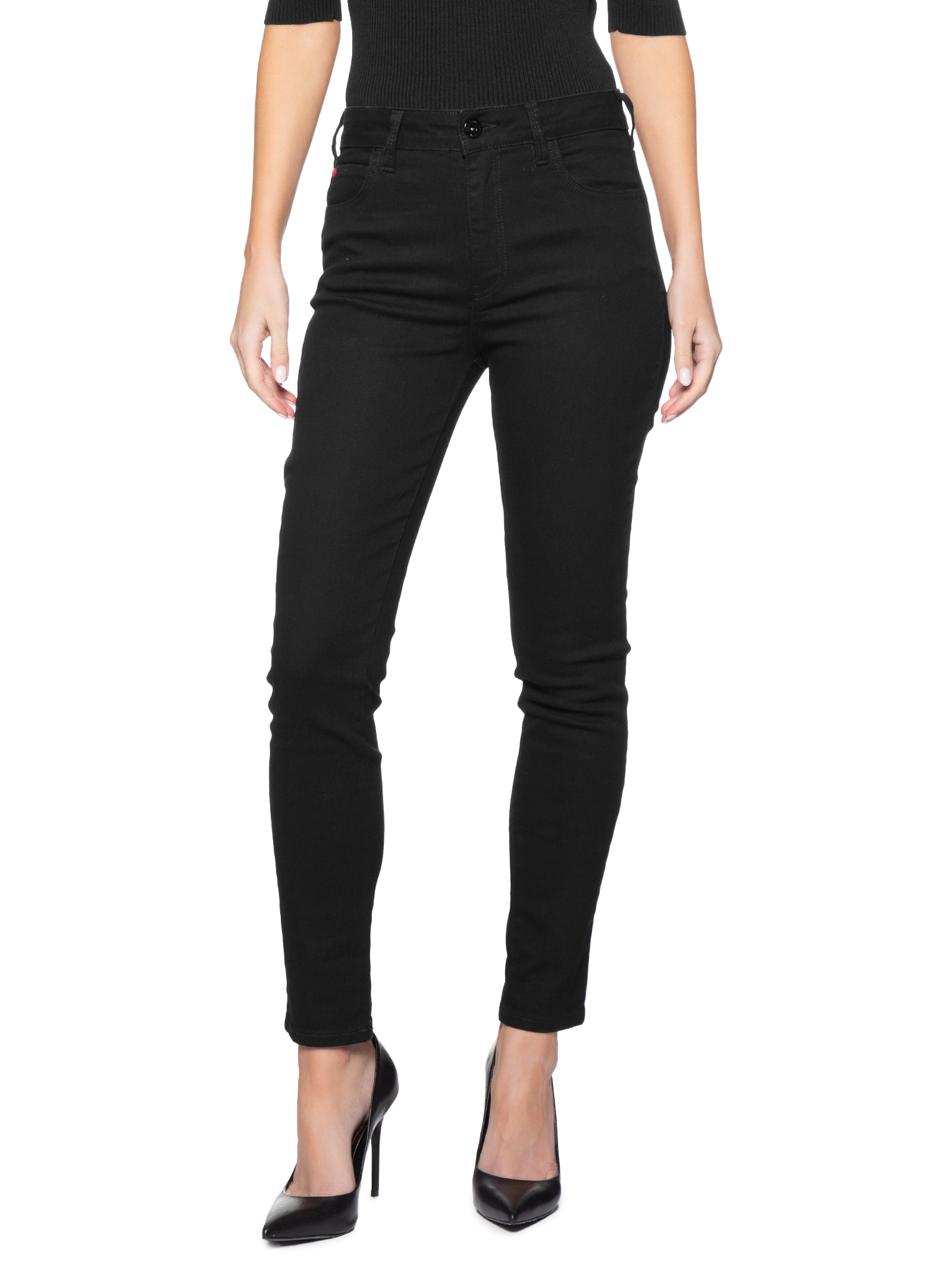 Calça Jeans Feminina Marisa 2 Cigarrete Preto Forum