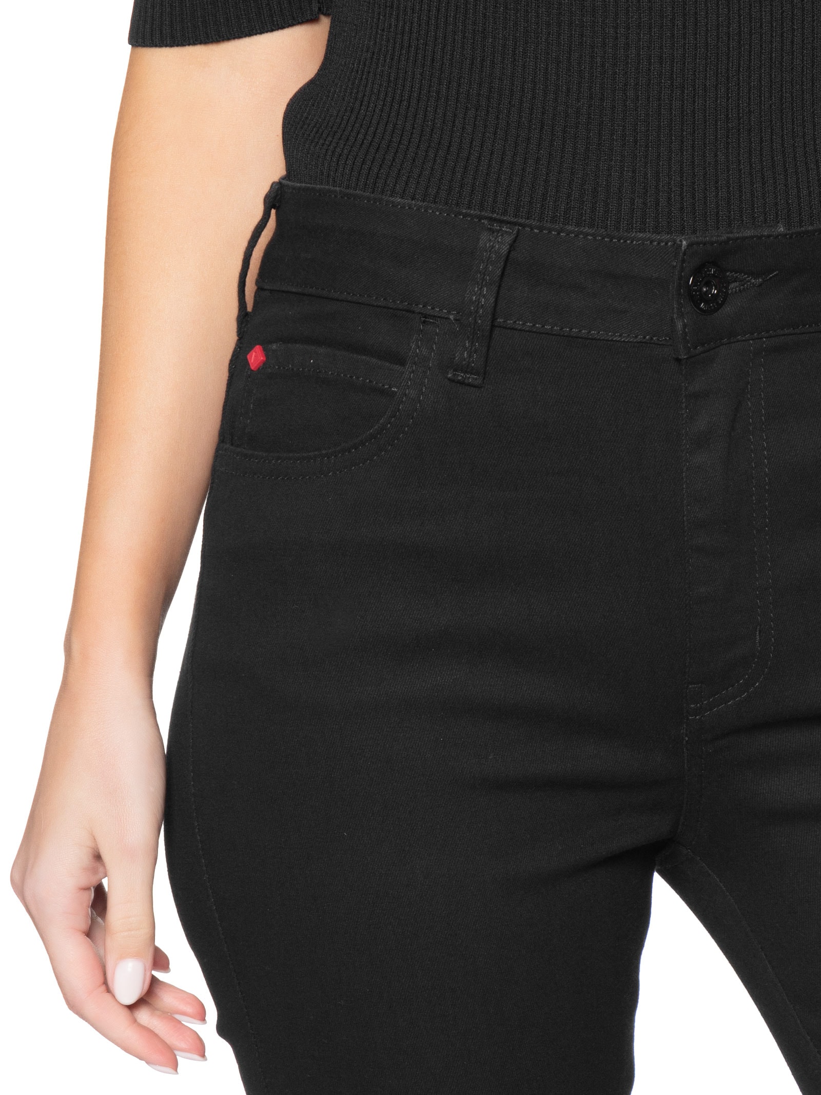 Calça Jeans Feminina Marisa 2 Cigarrete Preto Forum
