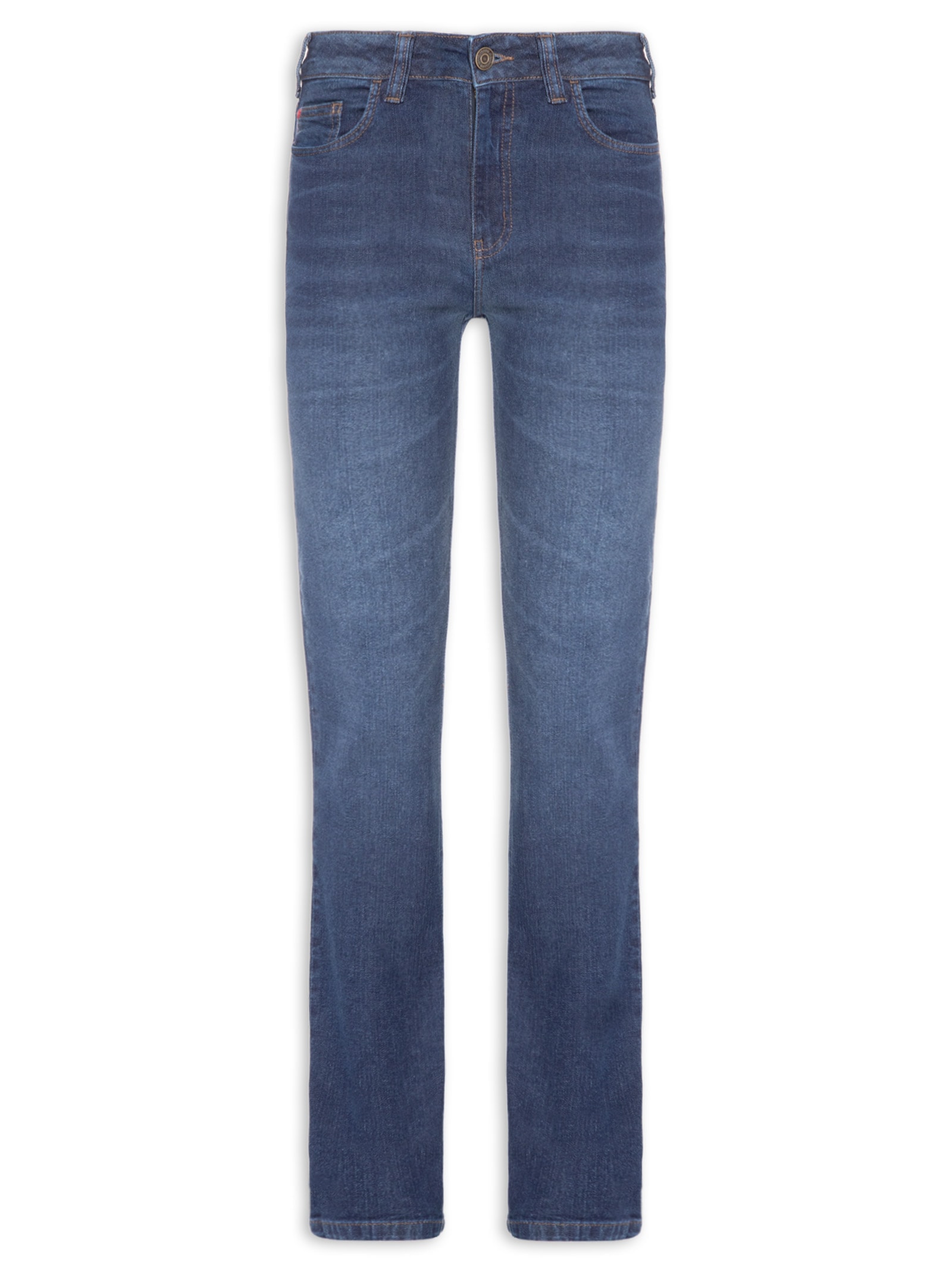 Calça Jeans Feminina Marisa 2 Slim Azul Forum
