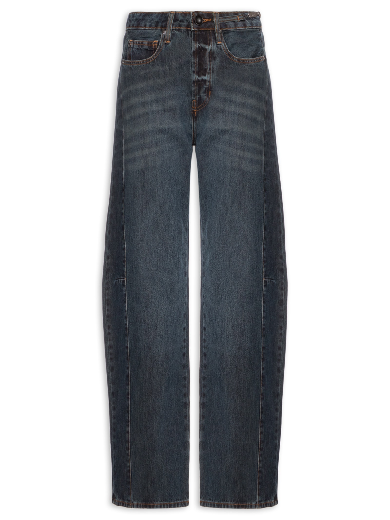 Calça Jeans Feminina Metal Lateral Azul Animale