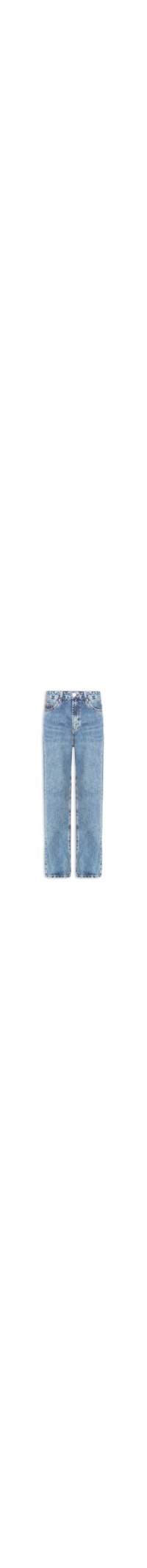 Calça Jeans Feminina Mom Cintura Alta - Azul