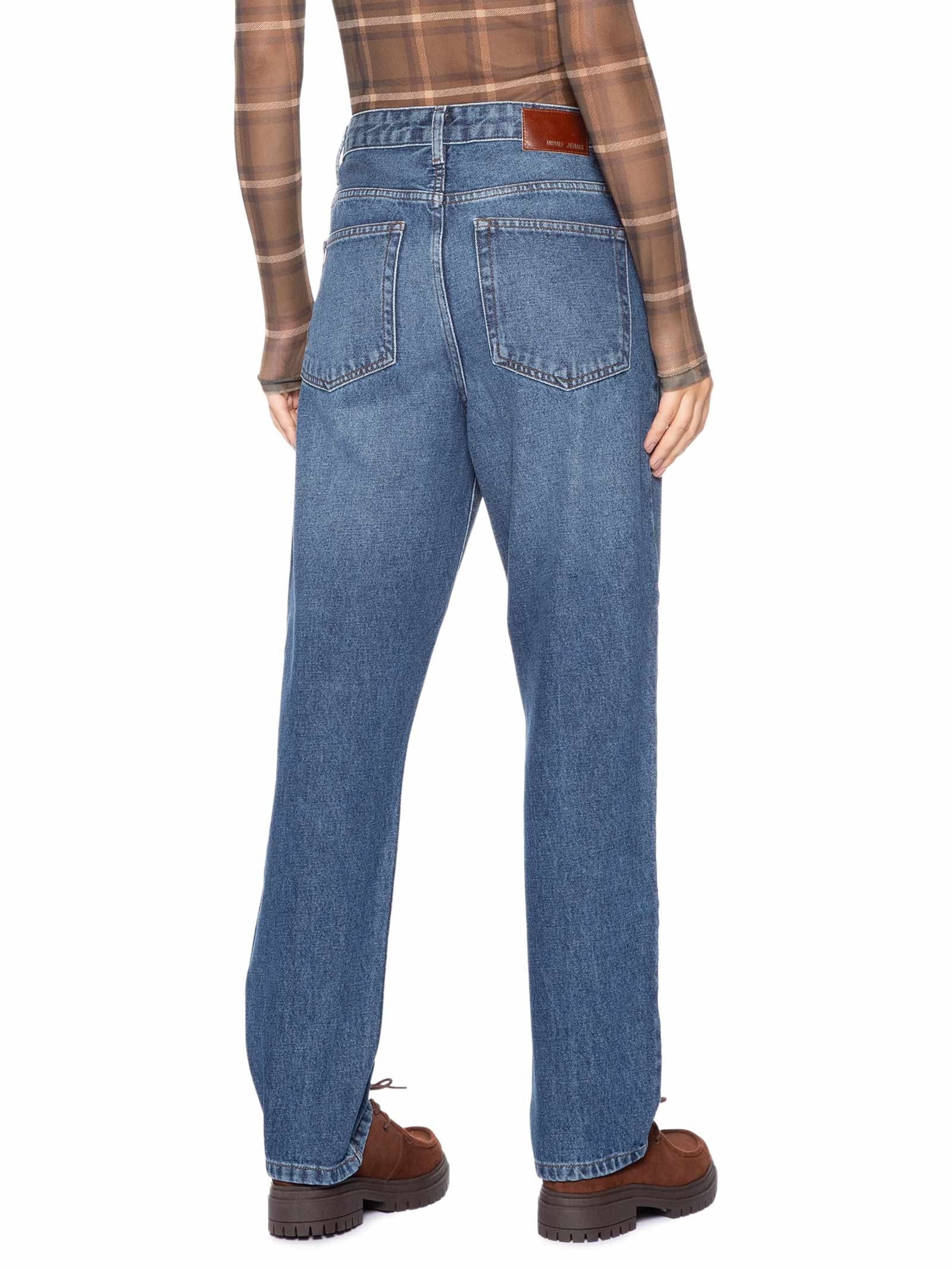 Calça Jeans Feminina Mom New Basic Azul Animale Jeans