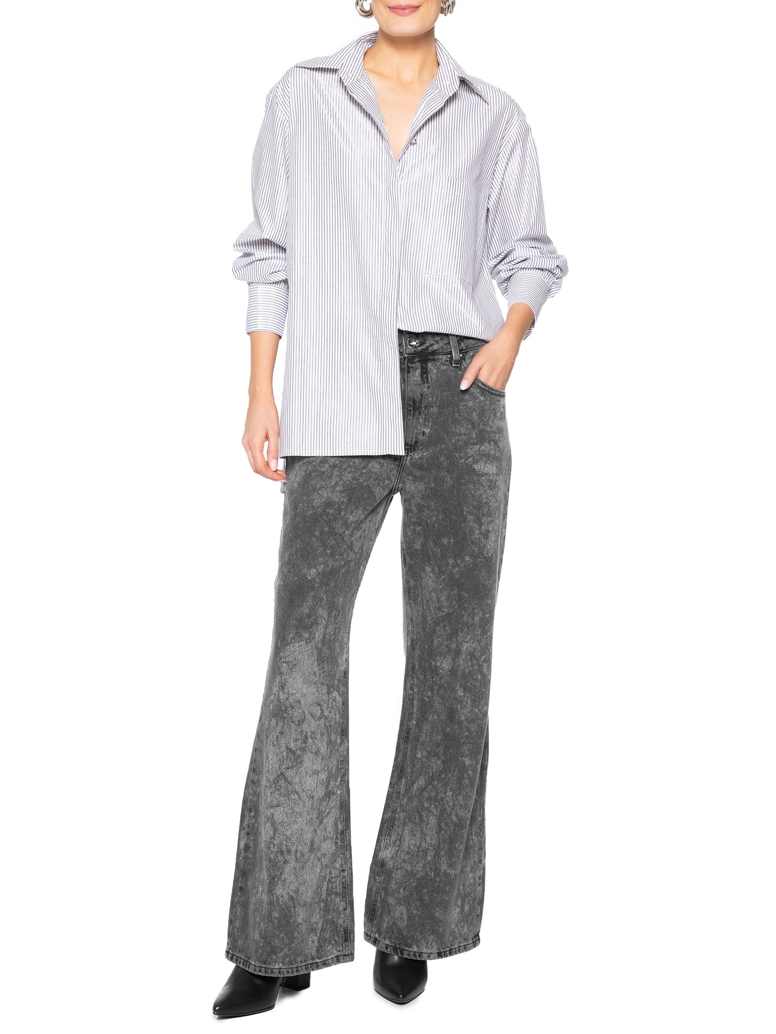 Calça Jeans Feminina New – Preto Forum