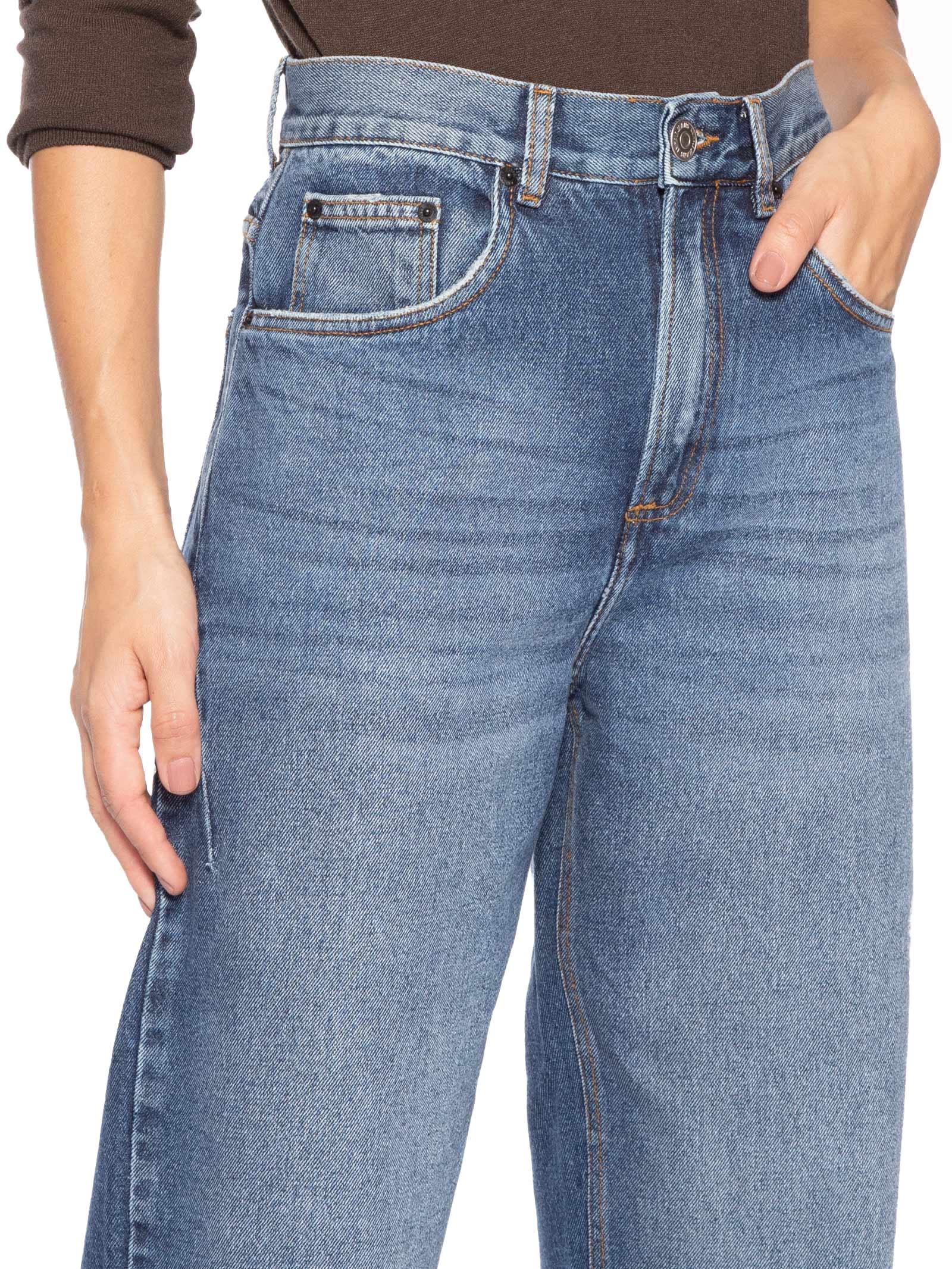 Calça Jeans Feminina Nipper Pence New Basic Azul Animale Jeans
