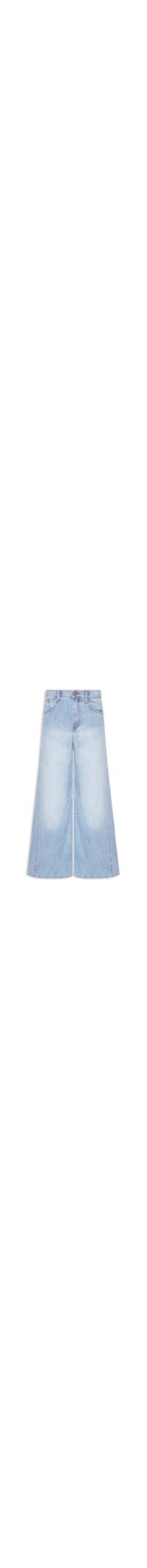 Calça Jeans Feminina Pantalona Nesgas - Azul