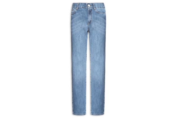 Calça Jeans Feminina Relaxed Used - Azul