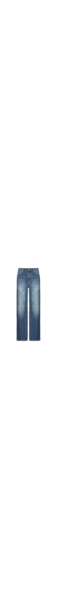 Calça Jeans Feminina Reta 70s - Azul