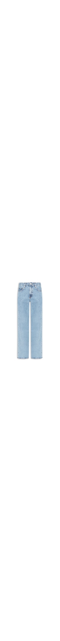 Calça Jeans Feminina Reta Cintura Baixa - Azul