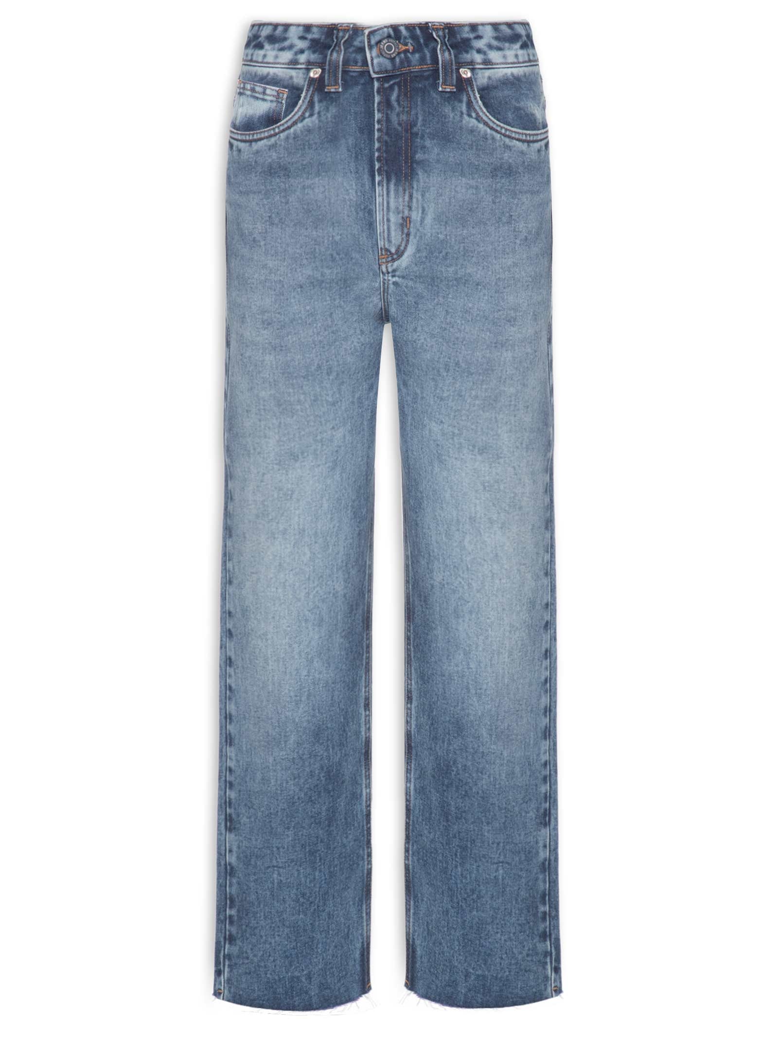 Calça Jeans Feminina Reta Rio de Janeiro Basic – Azul Animale Jeans