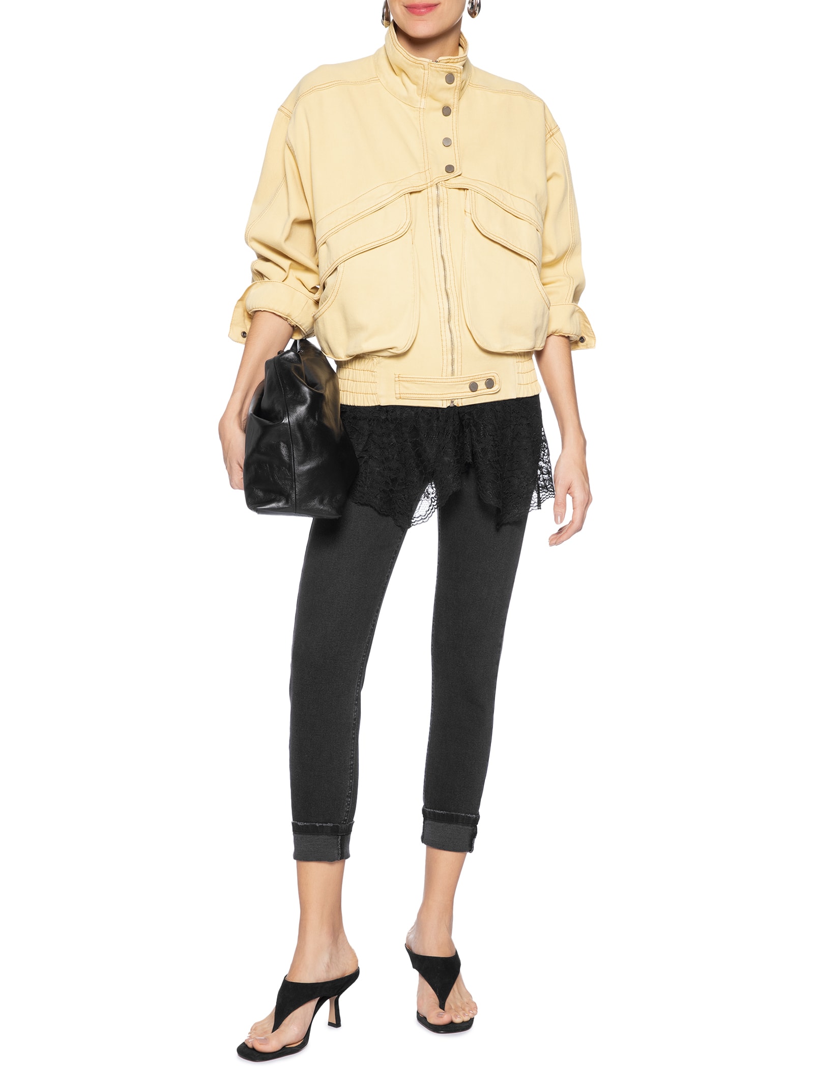 Calça Jeans Feminina Skinny Londres New Basic Preto Animale Jeans