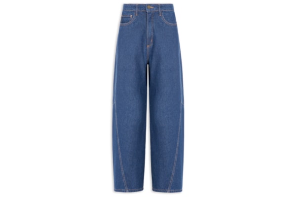 Calça Jeans Feminina Super Baggy – Azul