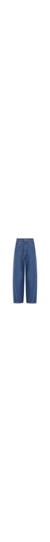 Calça Jeans Feminina Super Baggy – Azul
