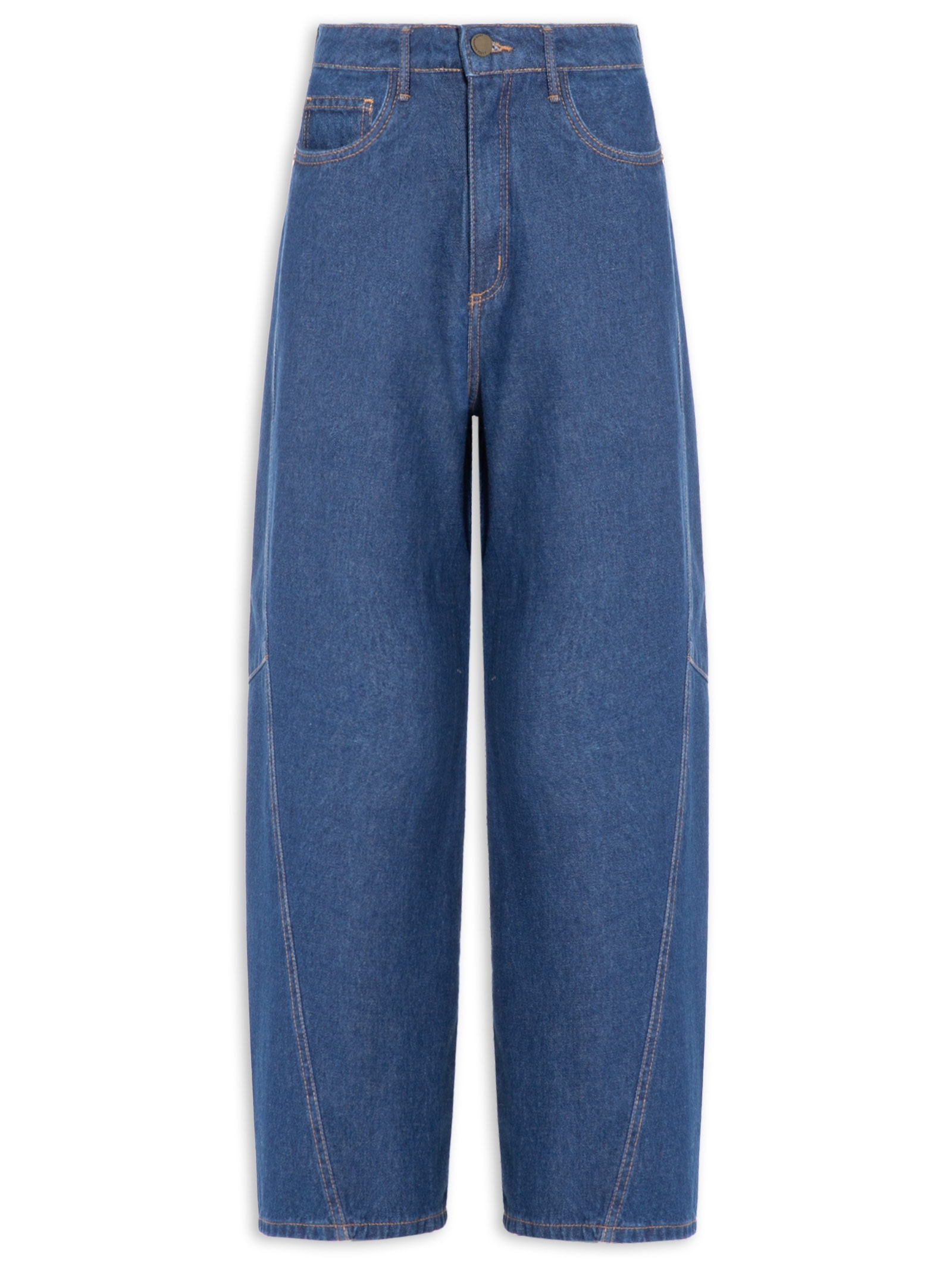 Calça Jeans Feminina Super Baggy – Azul Lança Perfume