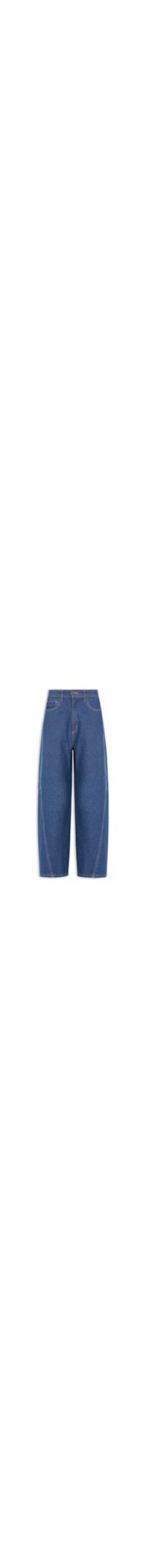 Calça Jeans Feminina Super Baggy – Azul