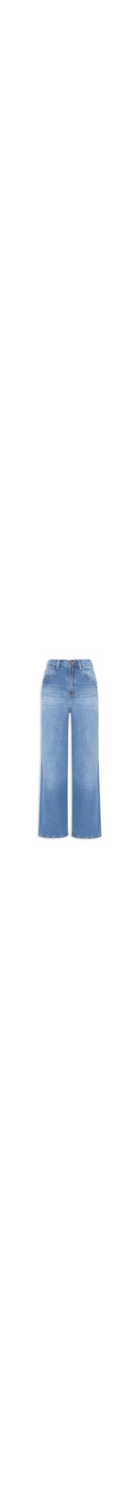 Calça Jeans Feminina Wide Leg - Azul