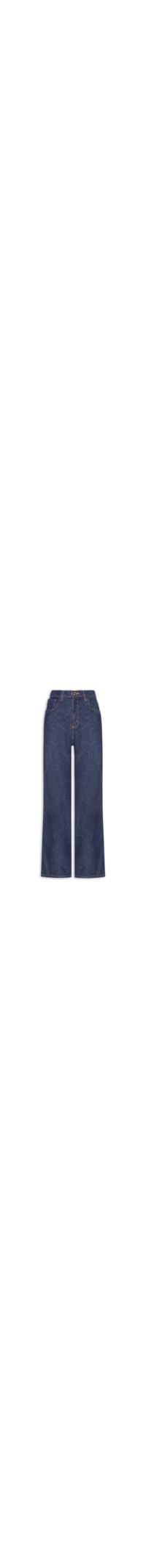 Calça Jeans Feminina Wide Leg - Azul Escuro