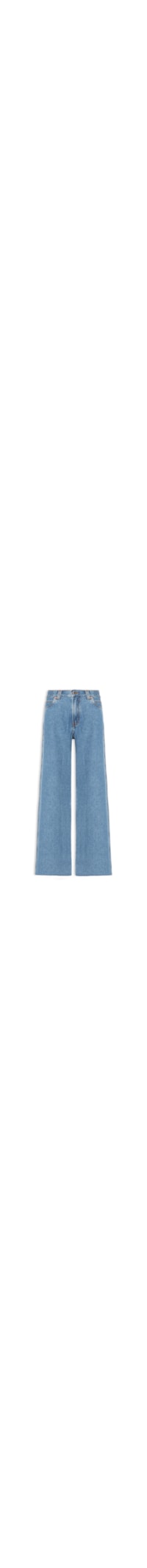 Calça Jeans Feminina Wide Leg New Basic - Azul