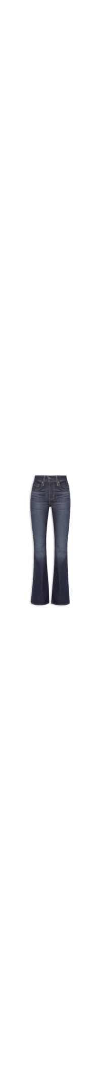 Calça Jeans Feminino 726 High Rise Flare - Azul