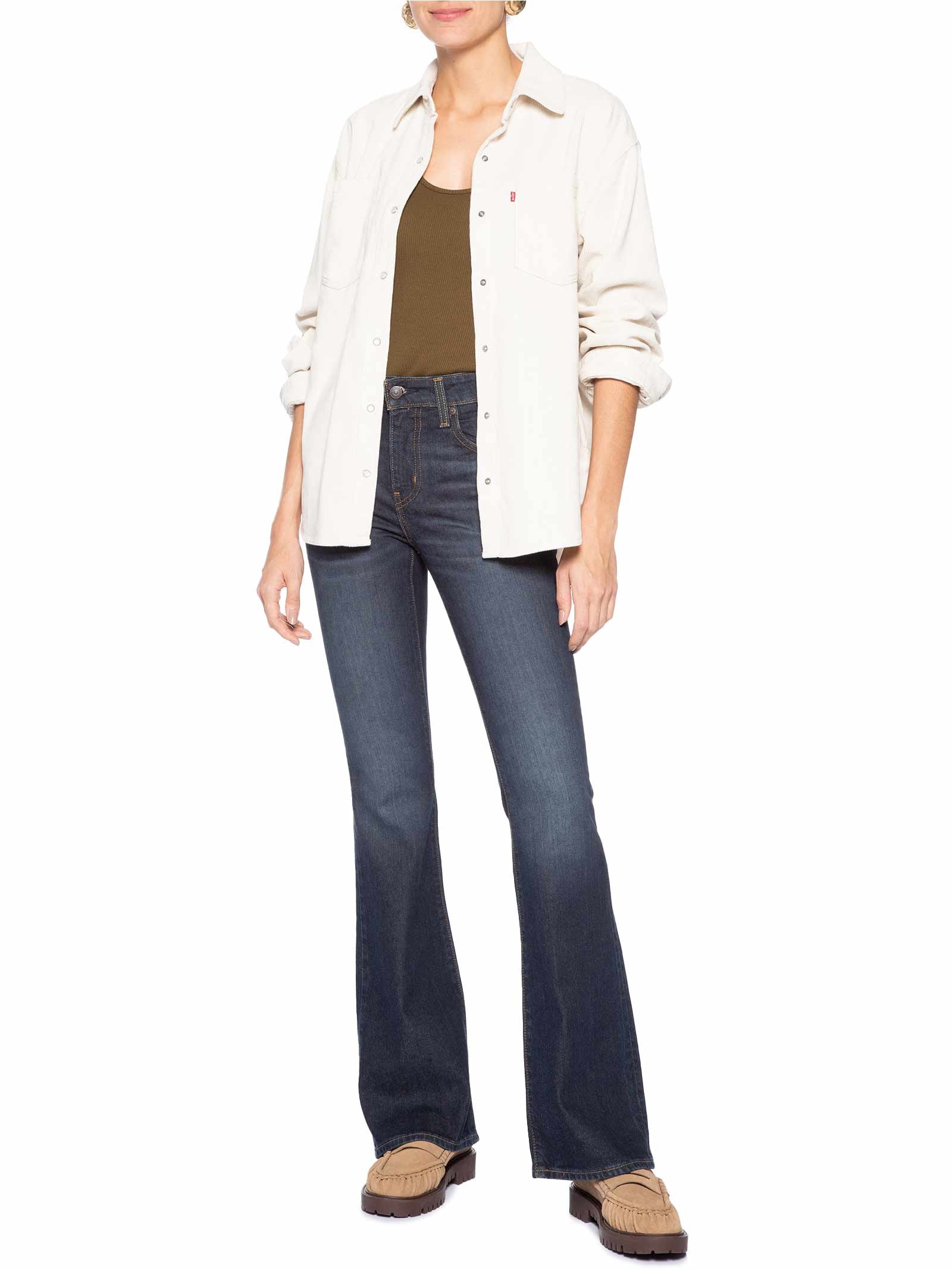 Calça Jeans Feminino 726® High Rise Flare – Azul Levi's