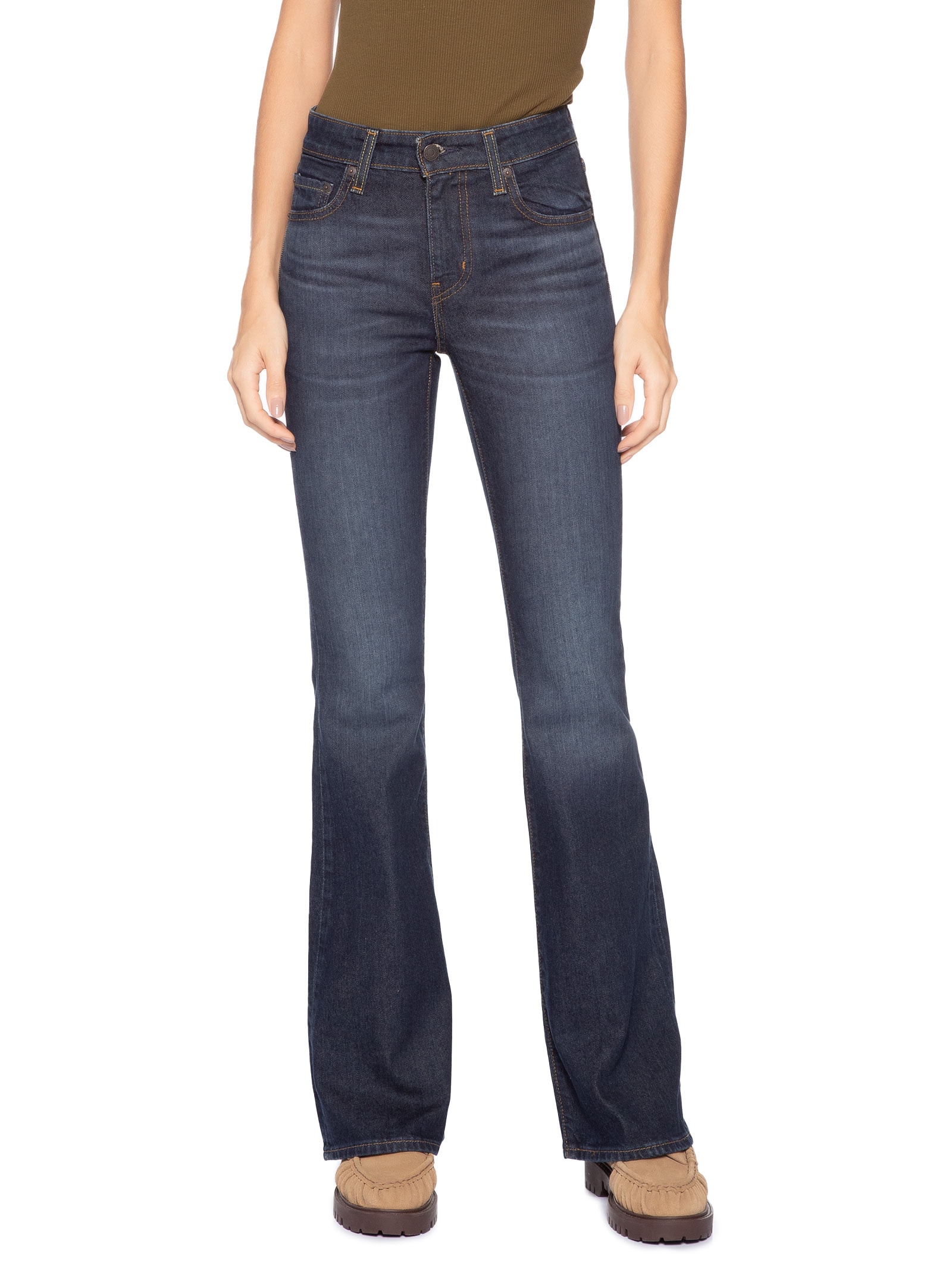 Calça Jeans Feminino 726® High Rise Flare – Azul Levi's