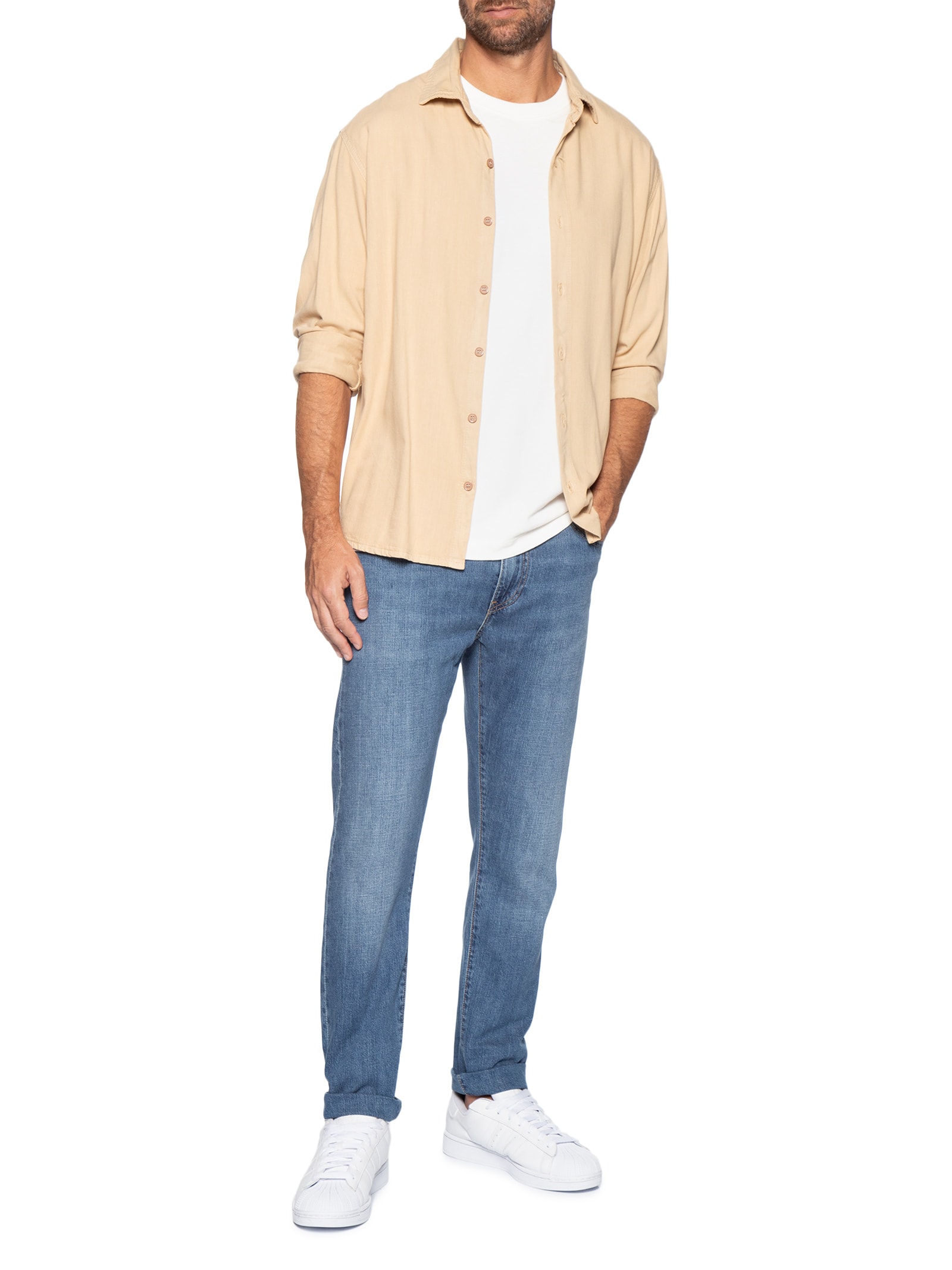 Calça Jeans Masculina 112 Slim Taper Fit Azul Levi's