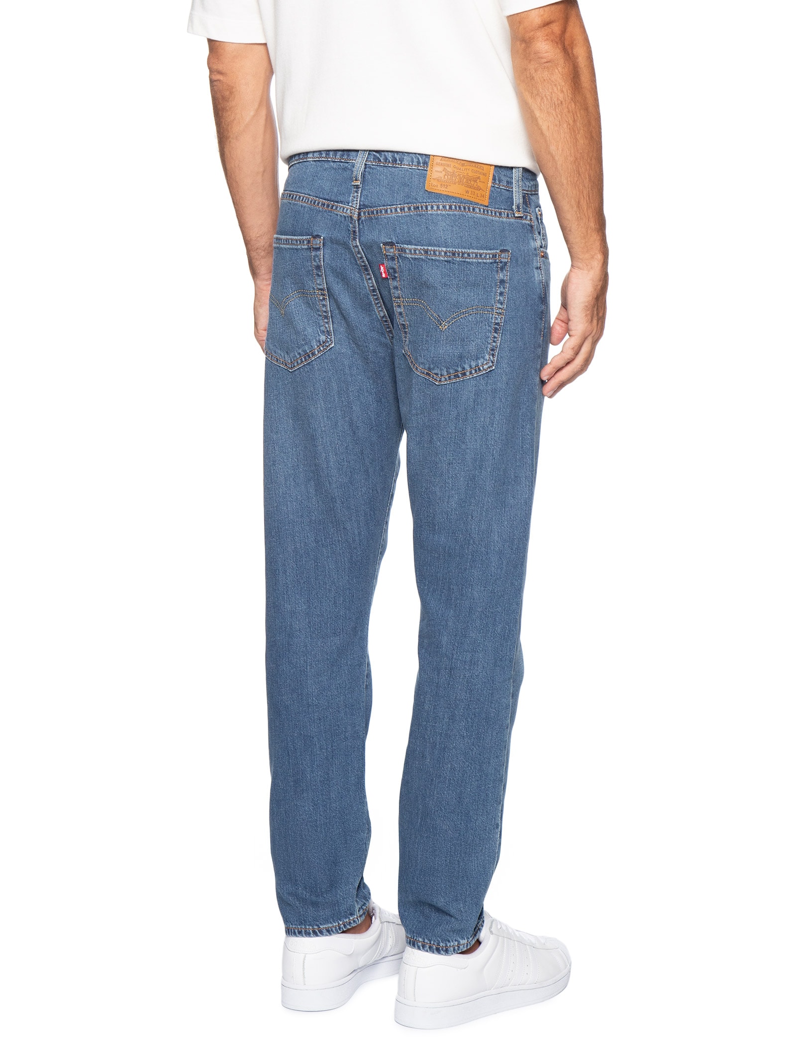 Calça Jeans Masculina 112 Slim Taper Fit Azul Levi's