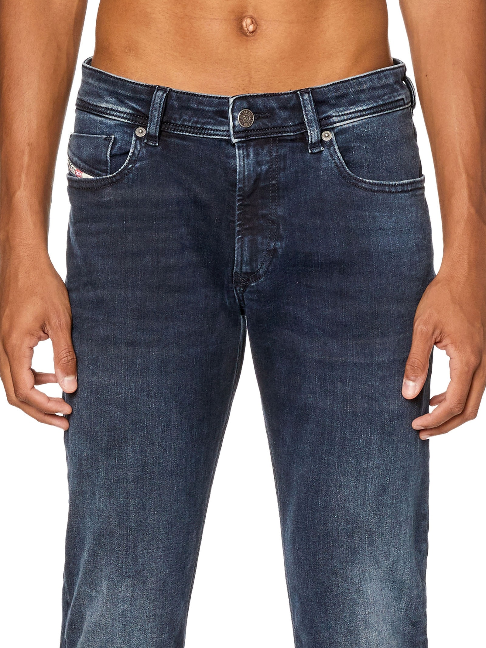 Calça Jeans Masculina 1979 Sleenker Skinny Fit Azul Diesel