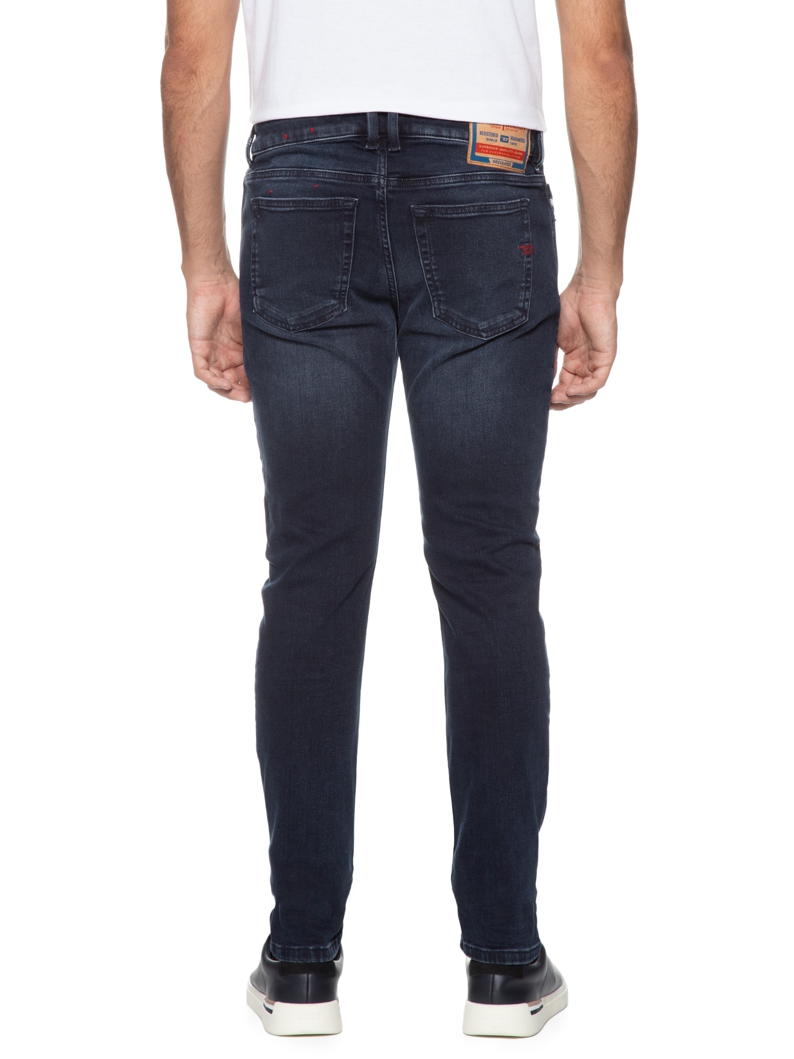 Calça Jeans Masculina 1979 Sleenker Skinny Fit Azul Diesel