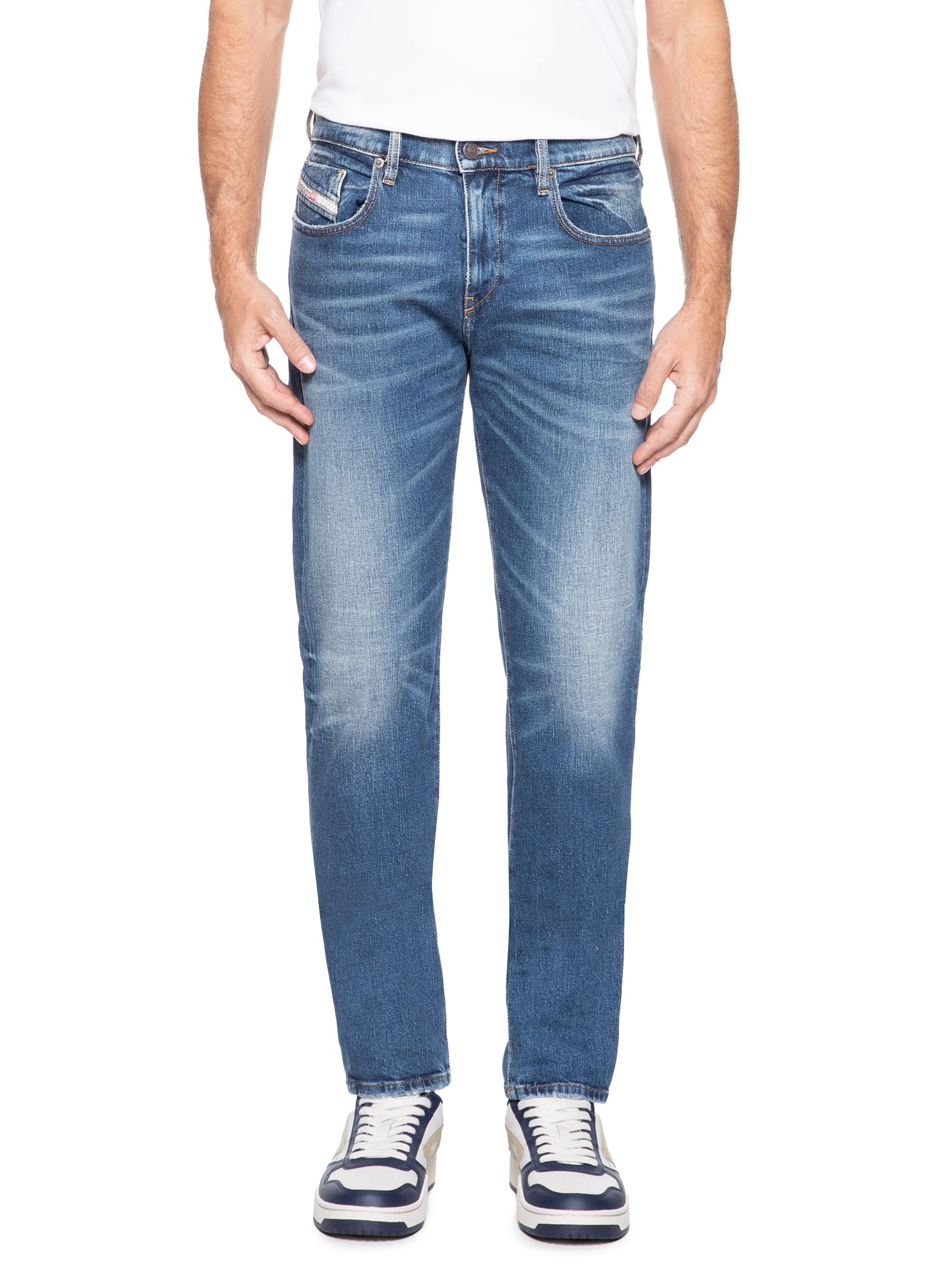 Calça Jeans Masculina 2019 D-Strukt L.32 Trousers Blue Denim Azul Diesel