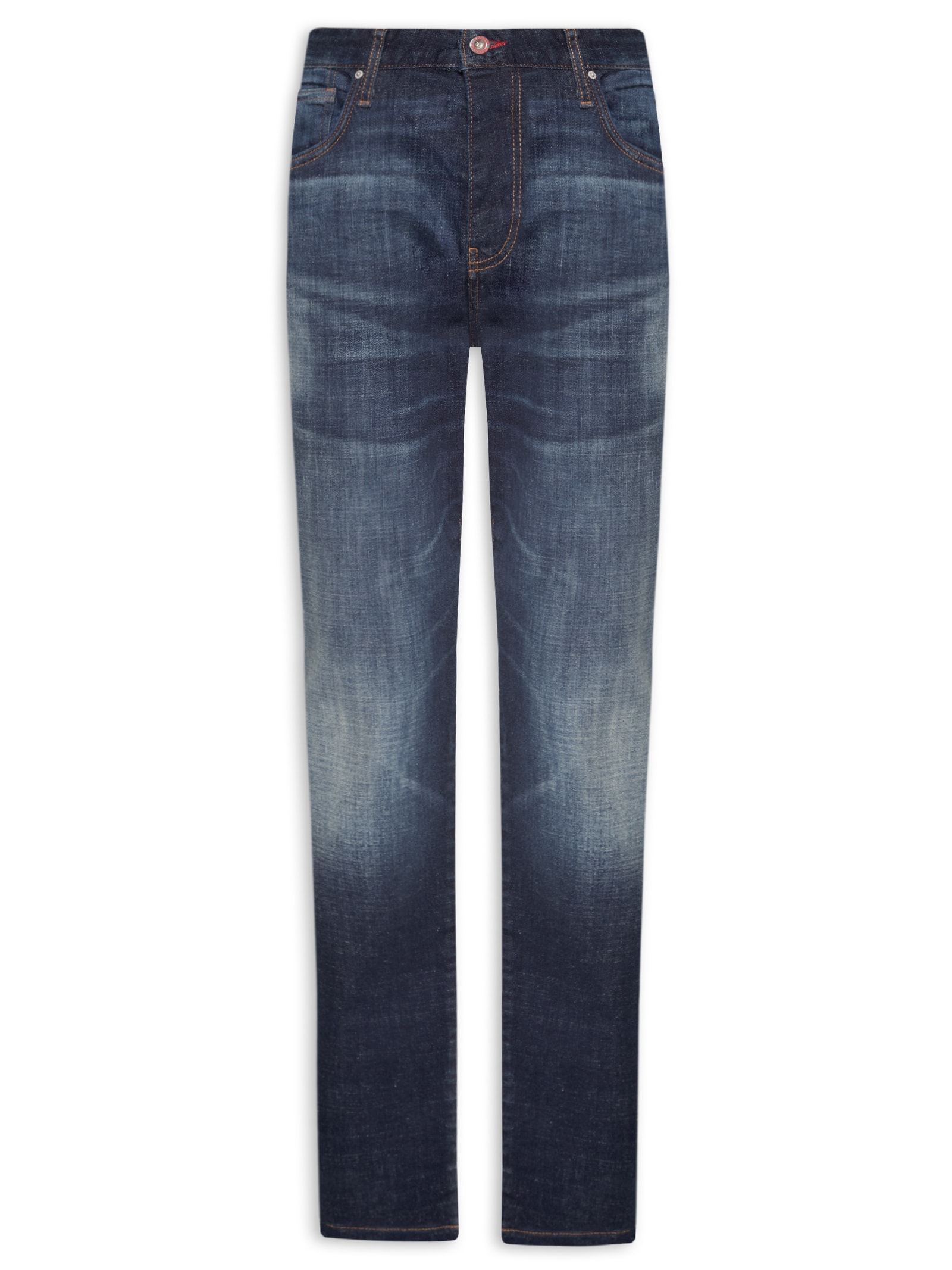 Armani Exchange - Calça Jeans Masculina 5 Pockets - Azul