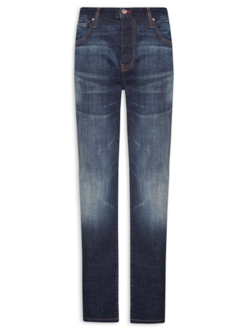 Calça Jeans Masculina 5 Pockets – Azul