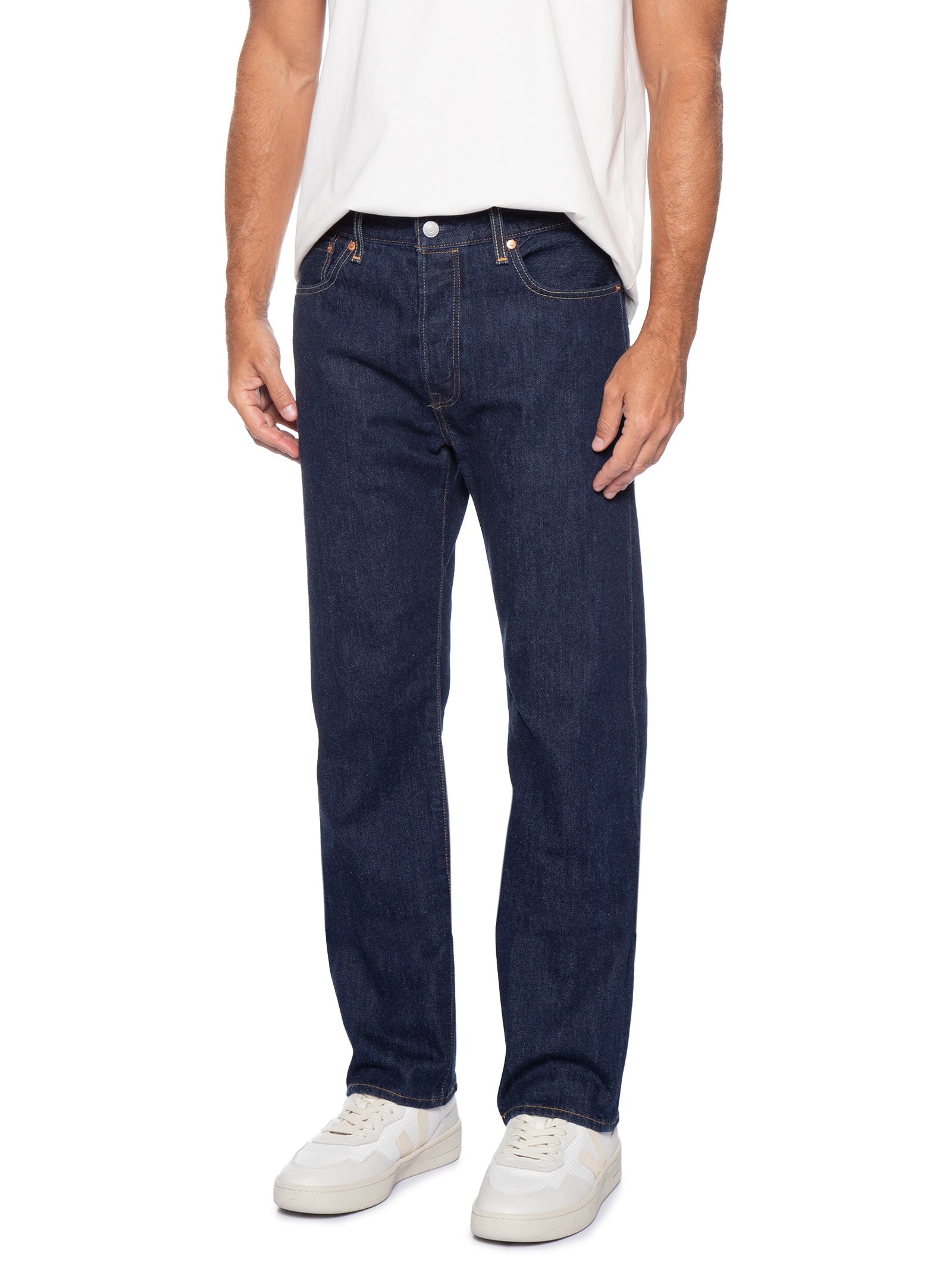 Calça Jeans Masculina 501 Levi's Original Fit Azul Levi's