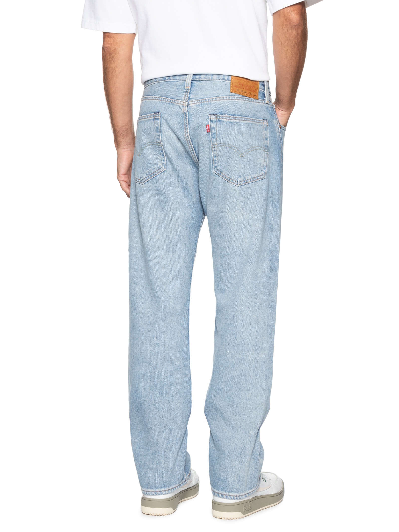 Calça Jeans Masculina 501 ® Relaxed Fit Reta Azul Levi's