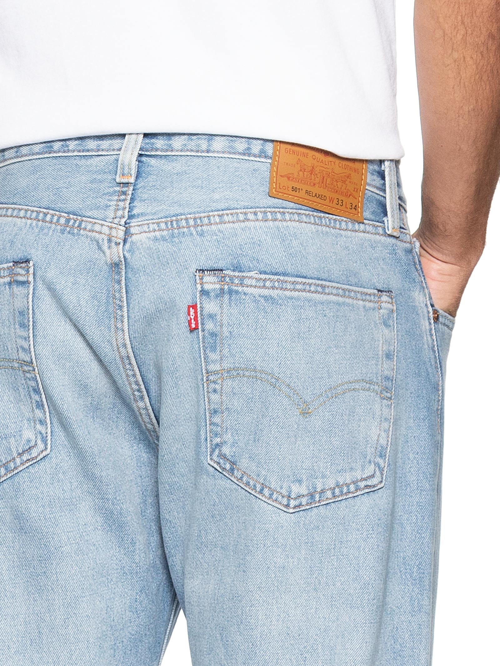 Calça Jeans Masculina 501 ® Relaxed Fit Reta Azul Levi's