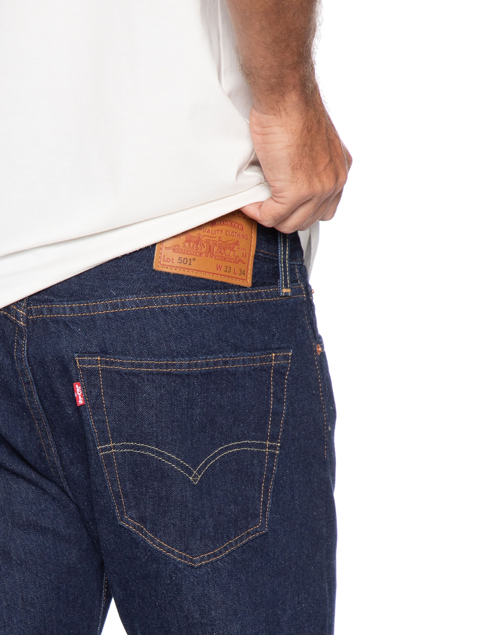 Calça Jeans Masculina 501® Levi's® Original Fit Azul Levi's
