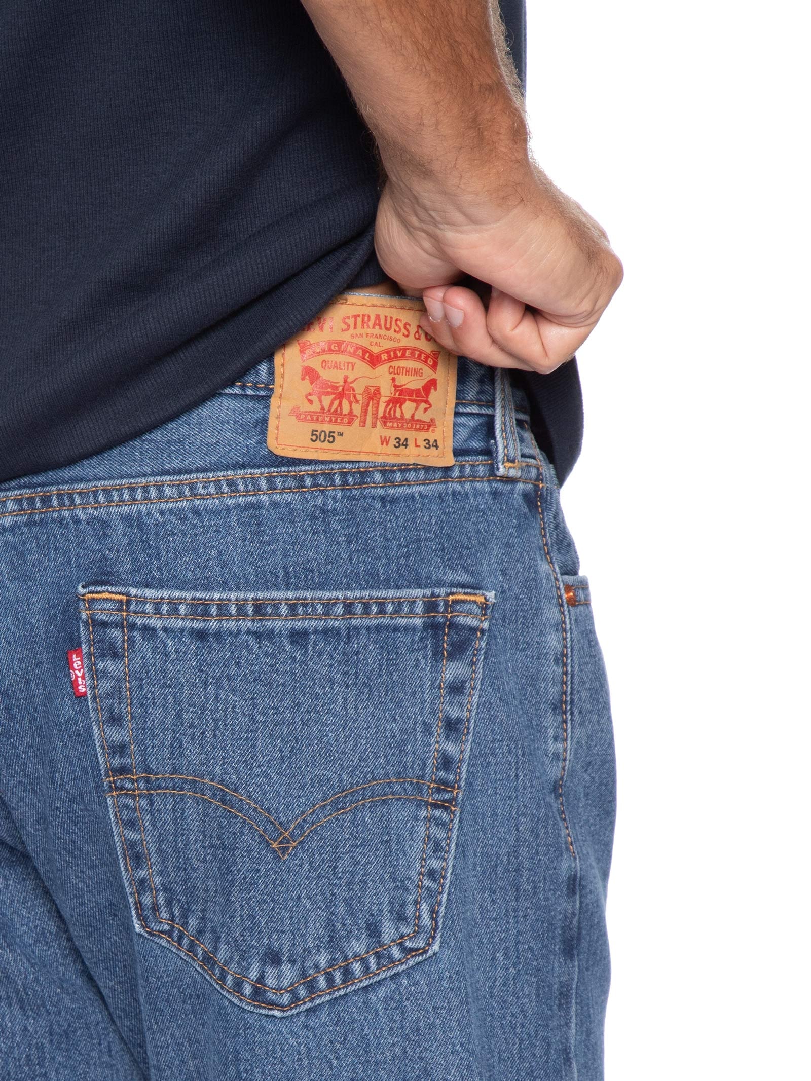 Calça Jeans Masculina 505® Regular Fit Azul Levi's